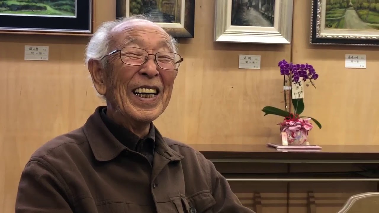 野口榮一先生 92歳で個展